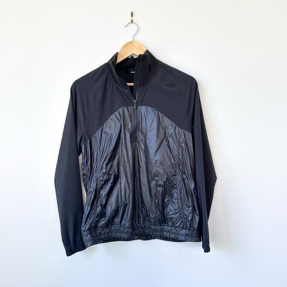 Lululemon All Roads 1/2 Zip Pullover Jacket Black - Picture 2 of 9